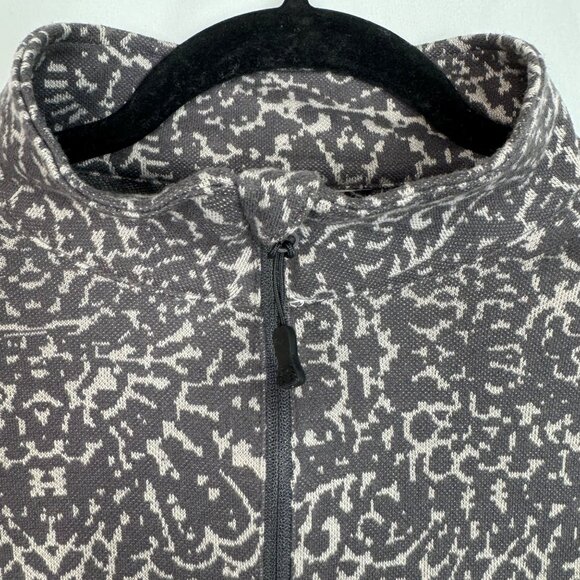 Eddie Bauer Women's Sz L Gray Half-Zip‎ Pullover Sweater Cotton Blend - Picture 2 of 7